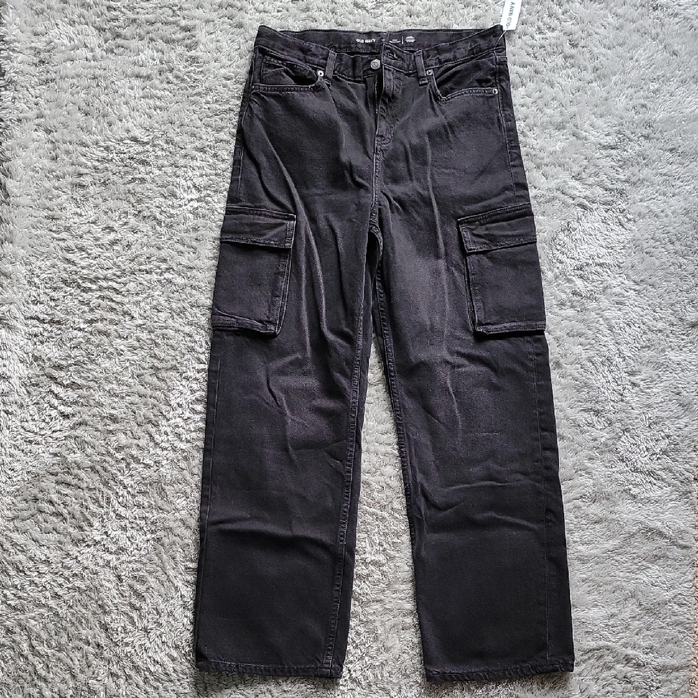 Black Cargo Pants Utility Style